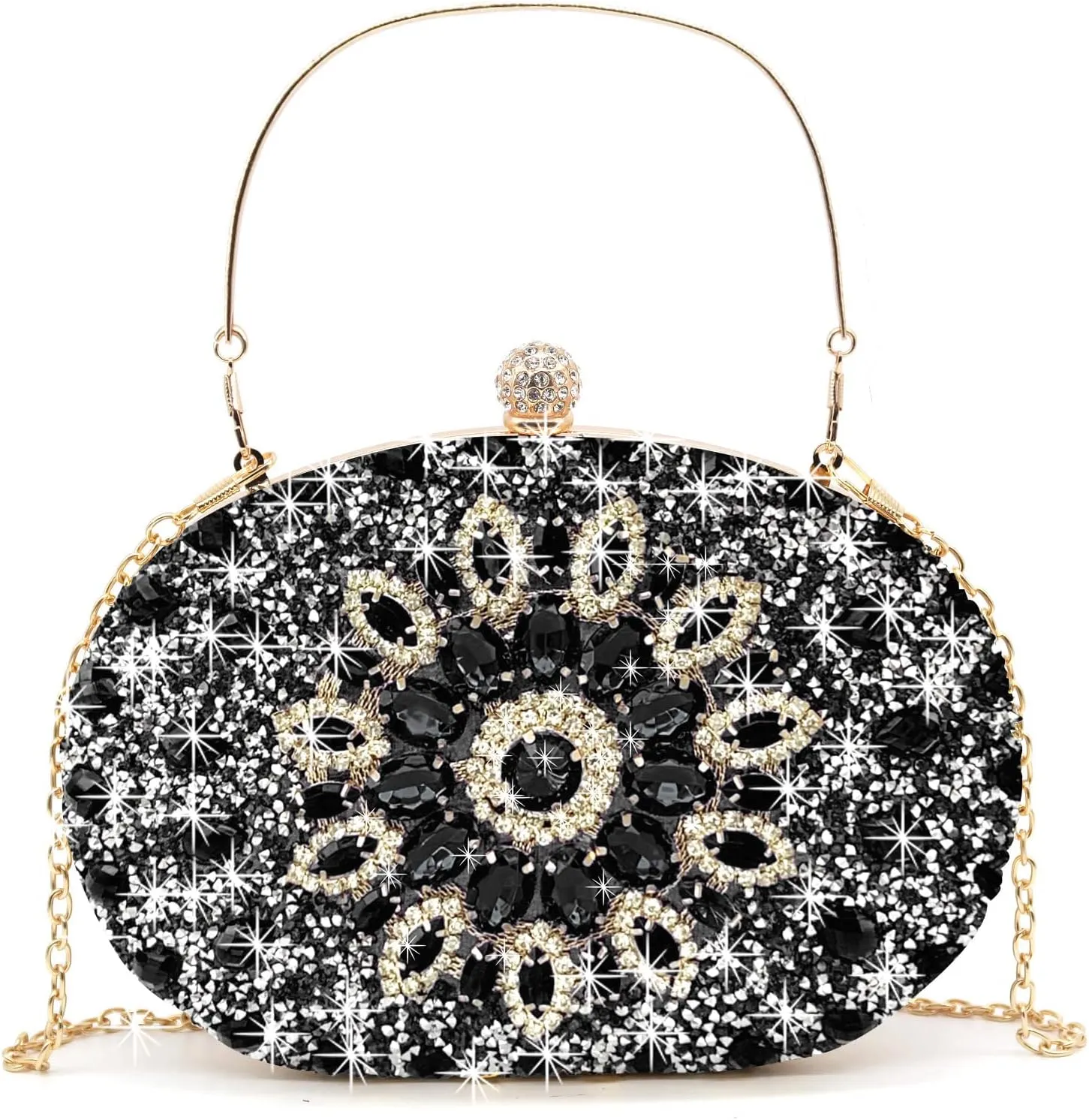 Rhinestone Evening Clutch Purses for Women Wedding Clutch Party Purse Bridal Diamonds Prom Cocktail Handbags