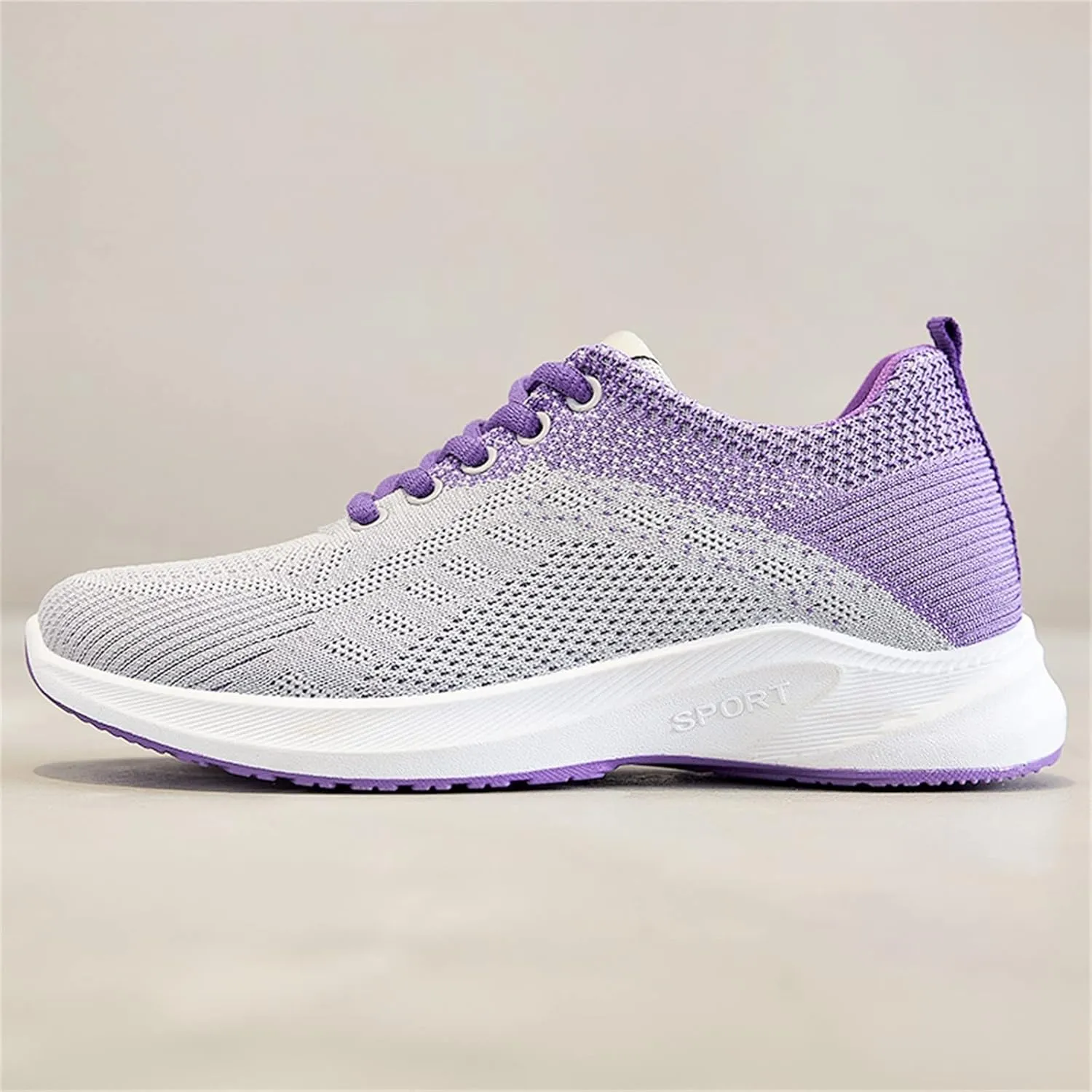 SBGMoSJ Running Shoes Womens Lightweight Fashion Sport Sneakers Zapatos Antiderrapantes para Mujer Womens Slip On Shoes Wide Width Womens White Platform Sneakers Zapatos Antideslizantes para Mujer