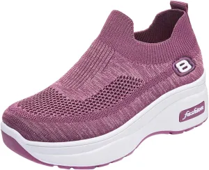 SBGMoSJ Women's Walking Sneakers Wide Width Womens Non Slip Black Work Shoes Wide Width Nurse Shoes for Women for Work Womens Running Shoes Fashion Sneakers Shoes for Women Size 12