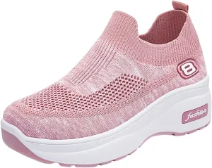 SBGMoSJ Women's Walking Sneakers Wide Width Womens Non Slip Black Work Shoes Wide Width Nurse Shoes for Women for Work Womens Running Shoes Fashion Sneakers Shoes for Women Size 12