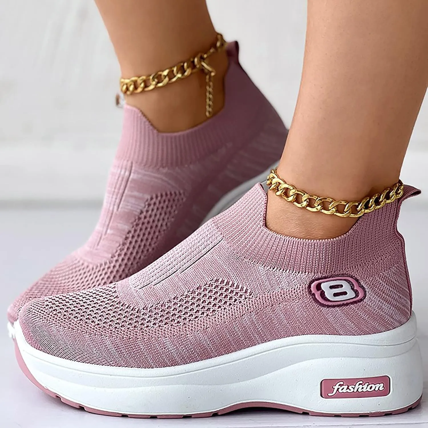 SBGMoSJ Women's Walking Sneakers Wide Width Womens Non Slip Black Work Shoes Wide Width Nurse Shoes for Women for Work Womens Running Shoes Fashion Sneakers Shoes for Women Size 12