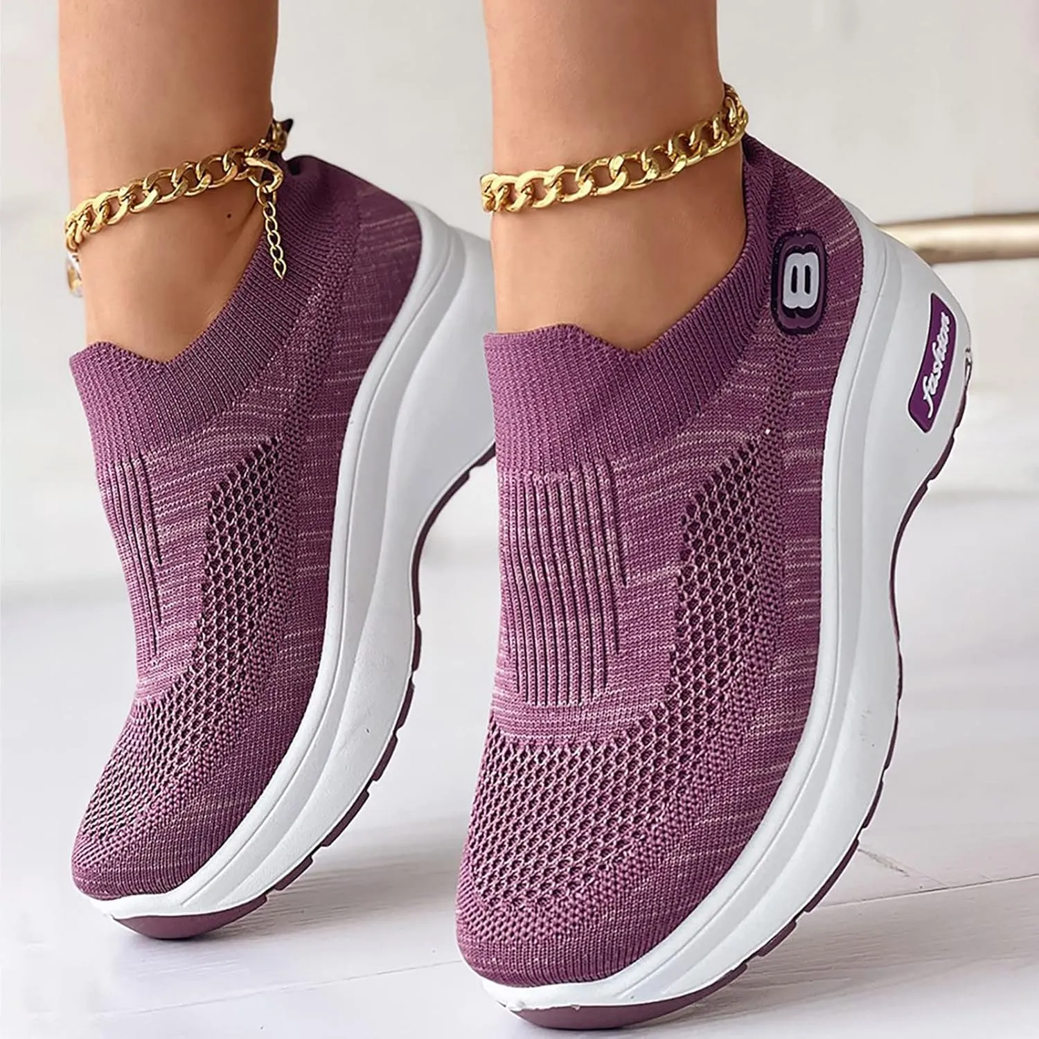 SBGMoSJ Women's Walking Sneakers Wide Width Womens Non Slip Black Work Shoes Wide Width Nurse Shoes for Women for Work Womens Running Shoes Fashion Sneakers Shoes for Women Size 12