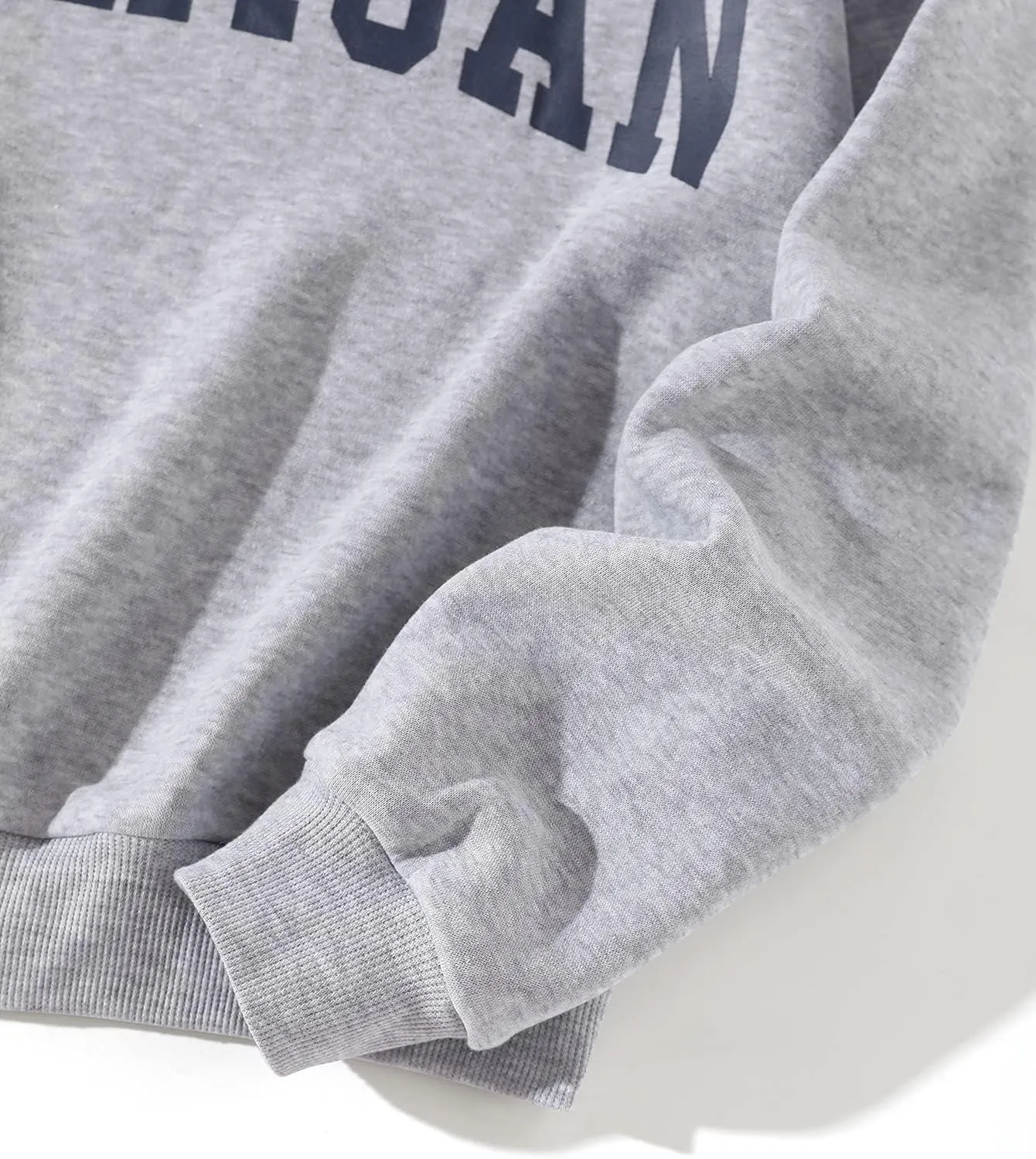SHENHE Women's Graphic Letter Print Sweatshirt Long Sleeve Pullover Thermal Top