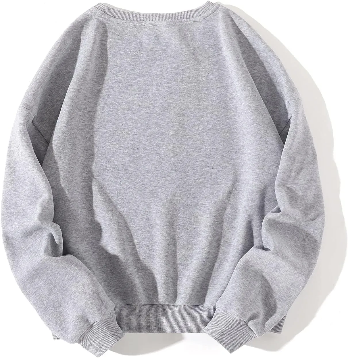 SHENHE Women's Graphic Letter Print Sweatshirt Long Sleeve Pullover Thermal Top