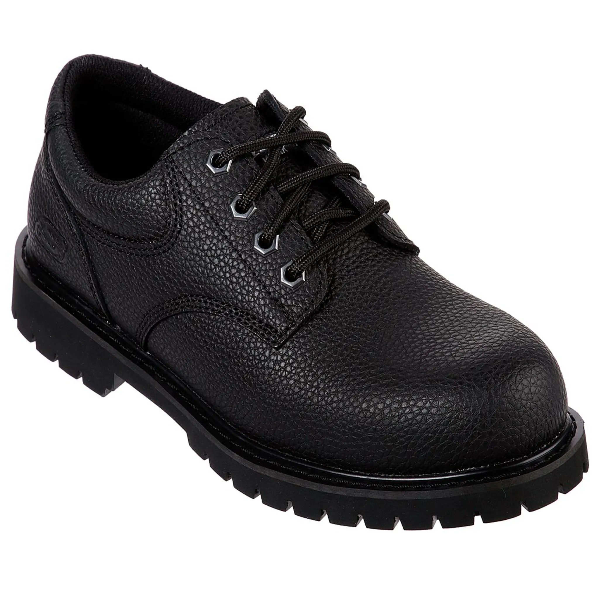 Skechers Men's 77509  Relaxed Fit Cottonwood Jaken Slip Resistant Work Shoes