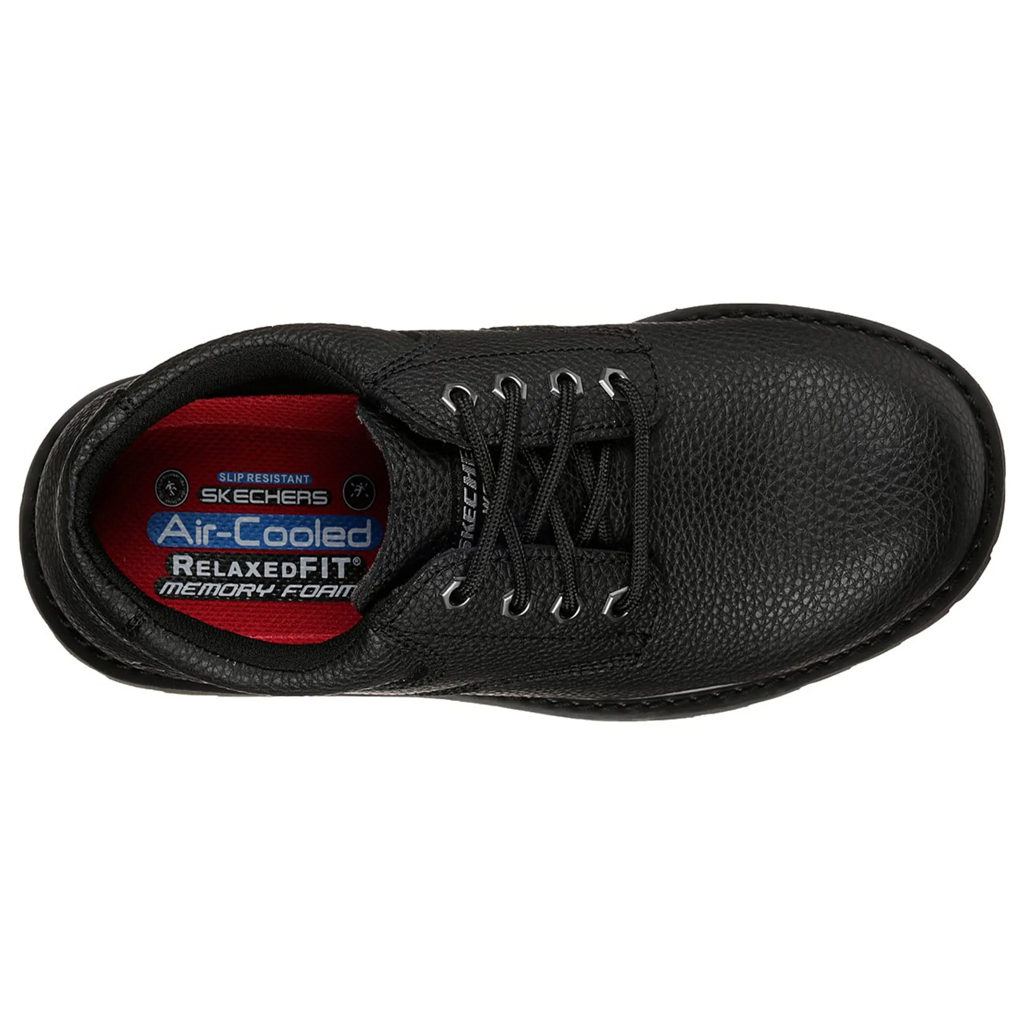 Skechers Men's 77509  Relaxed Fit Cottonwood Jaken Slip Resistant Work Shoes