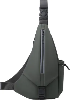 Sling Bag Small Backpack Waterproof Cross Body Chest Bags Daypack with Water Bottle Holder for Travel Hiking
