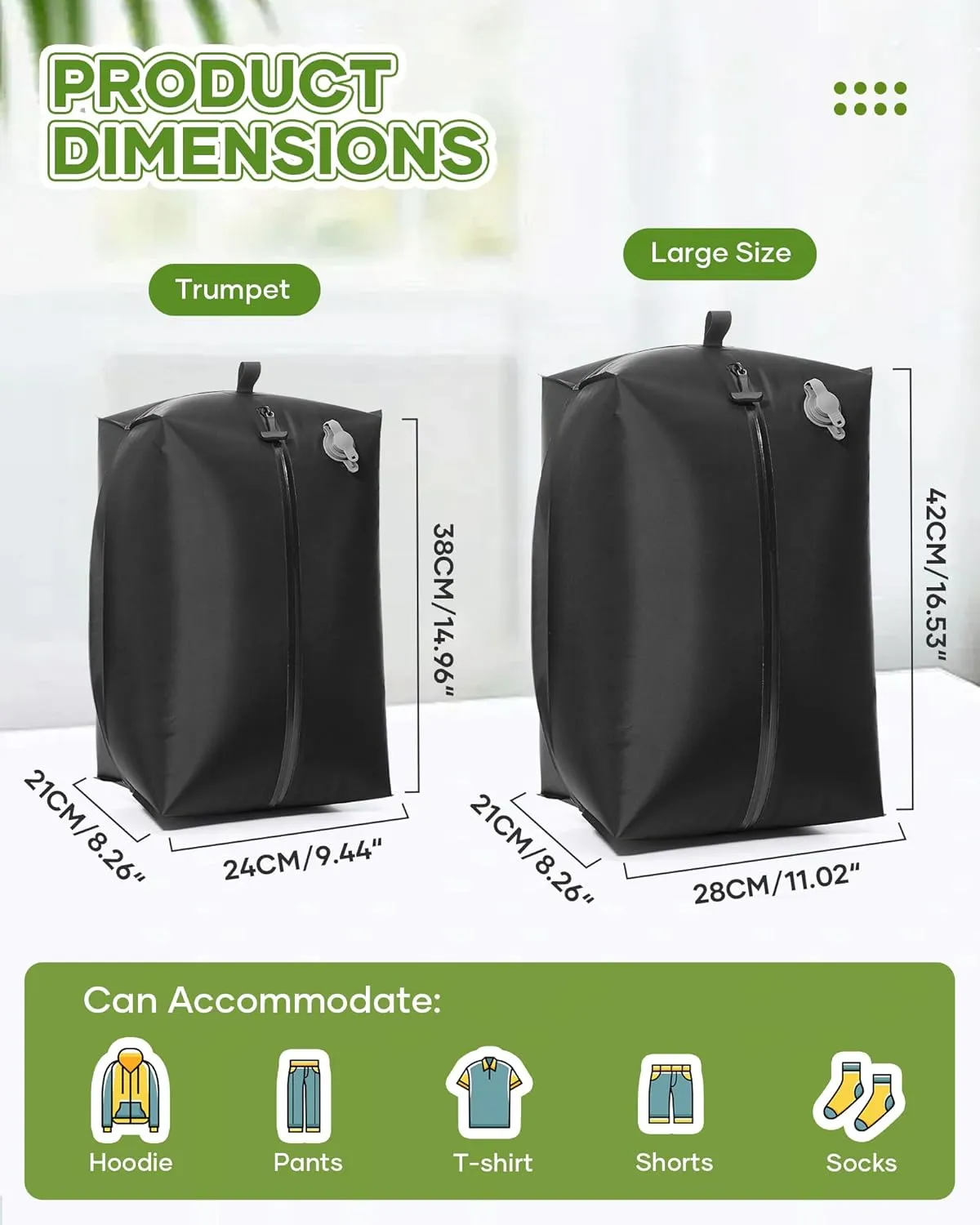 Small Travel Vacuum Bags for Clothing,Airback Backpack Travel Pack Vacuum kit,Waterproof Vacuum Seal Backpack for Luggage,Space BagsBlack 1PC No Pump19L