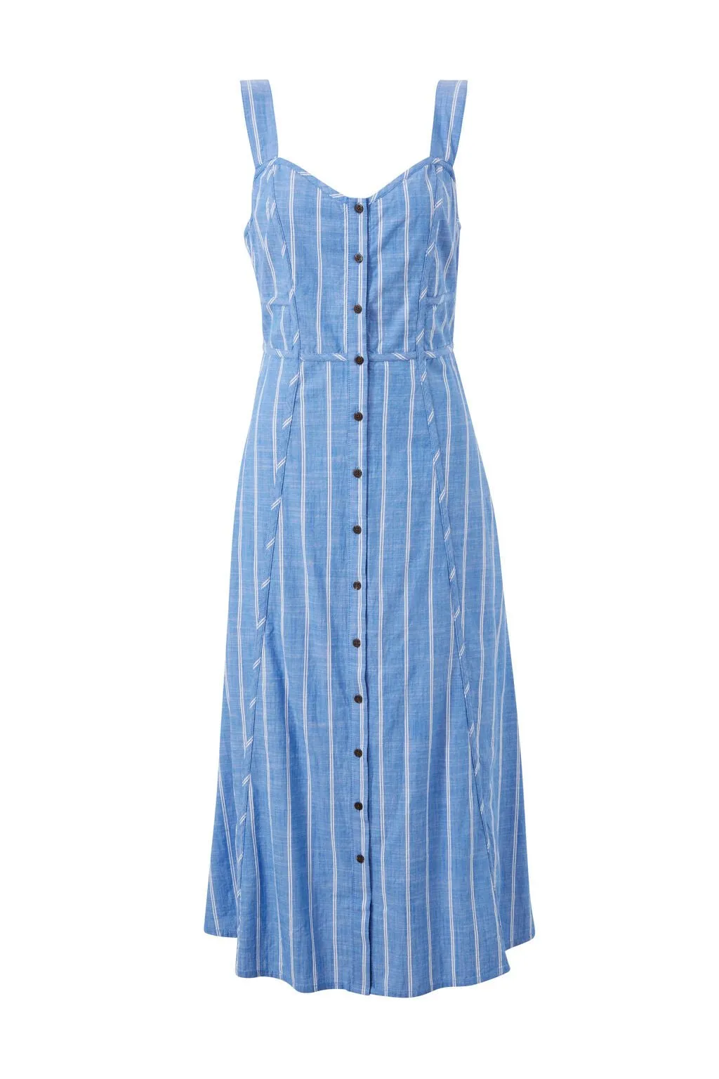 Strappy Placket Dress