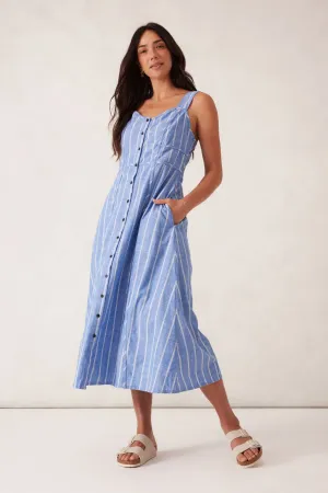 Strappy Placket Dress