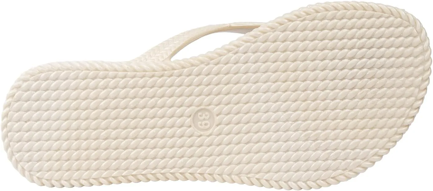 Swalker Metalli Man & Women's Flip Flop Sandal in Recyclable Rubber Sole with Non-Slip Pattern