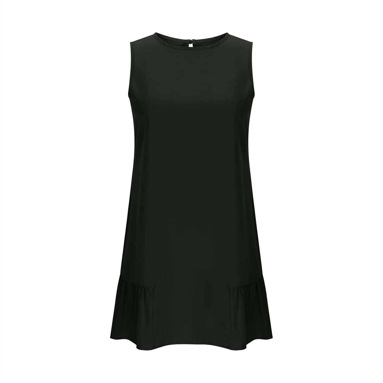 Tank Dresses for Women 2025 Solid Color Flowy Beach Sundresses Casual Vacation Summer Trendy Clothing