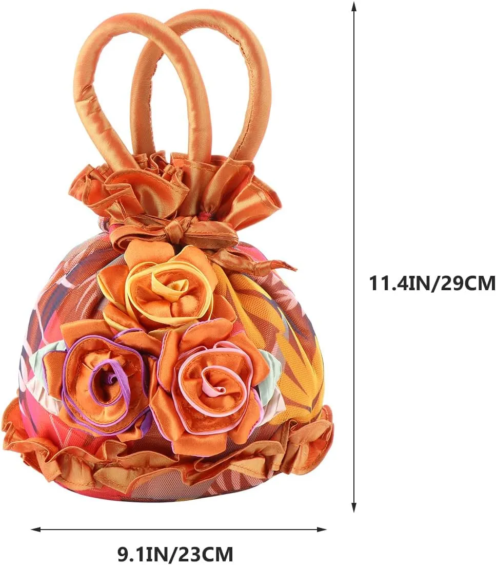 TENDYCOCO 2 Pcs Bucket Bags for Women - Fabric Tote Handbags
