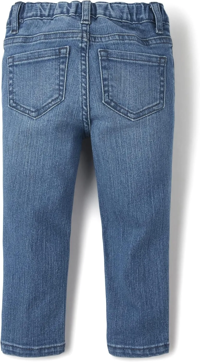 The Children's Place Baby Girls' and Toddler Multipack Basic Super Skinny Jeans