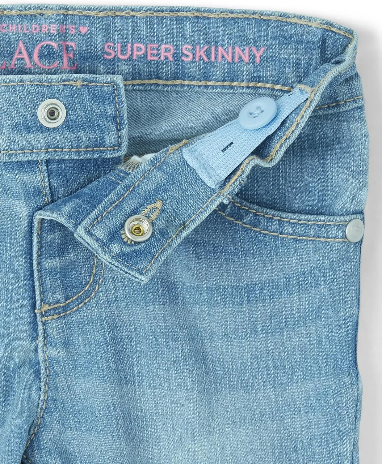The Children's Place Baby Girls' and Toddler Multipack Basic Super Skinny Jeans