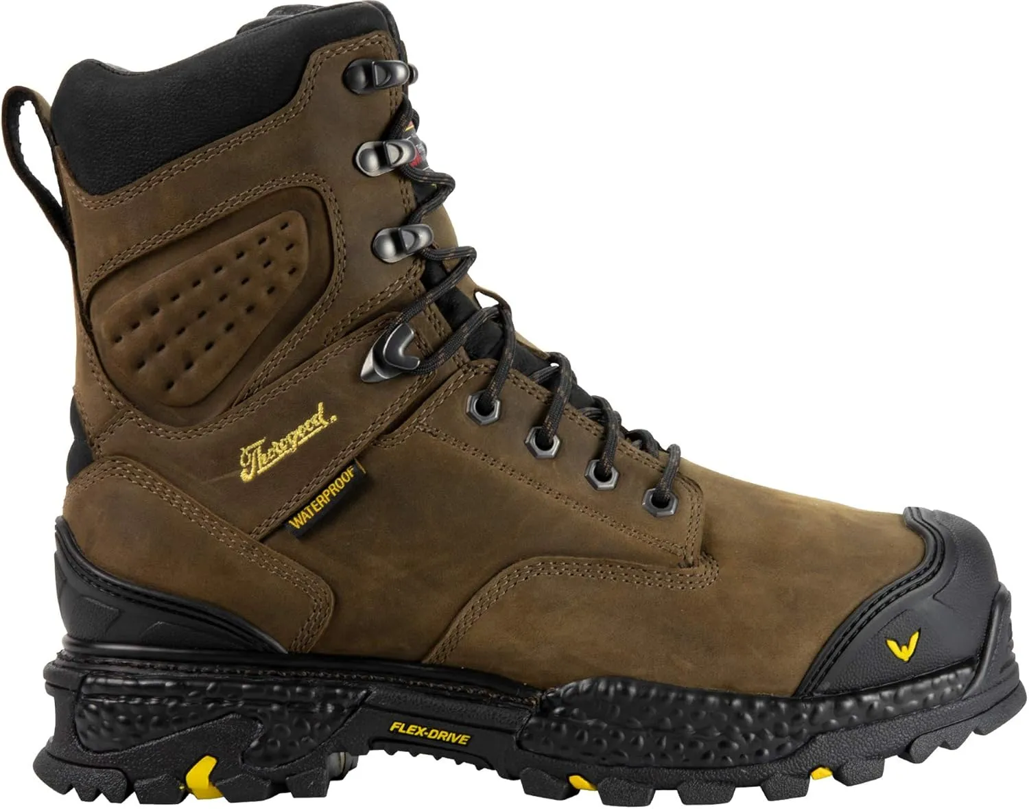 Thorogood Infinity FD Series 8 Waterproof Composite Toe Work Boots for Men with Full-Grain Leather, 400g Insulation, and Slip-Resistant Outsole; EH Rated