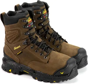 Thorogood Infinity FD Series 8 Waterproof Composite Toe Work Boots for Men with Full-Grain Leather, 400g Insulation, and Slip-Resistant Outsole; EH Rated
