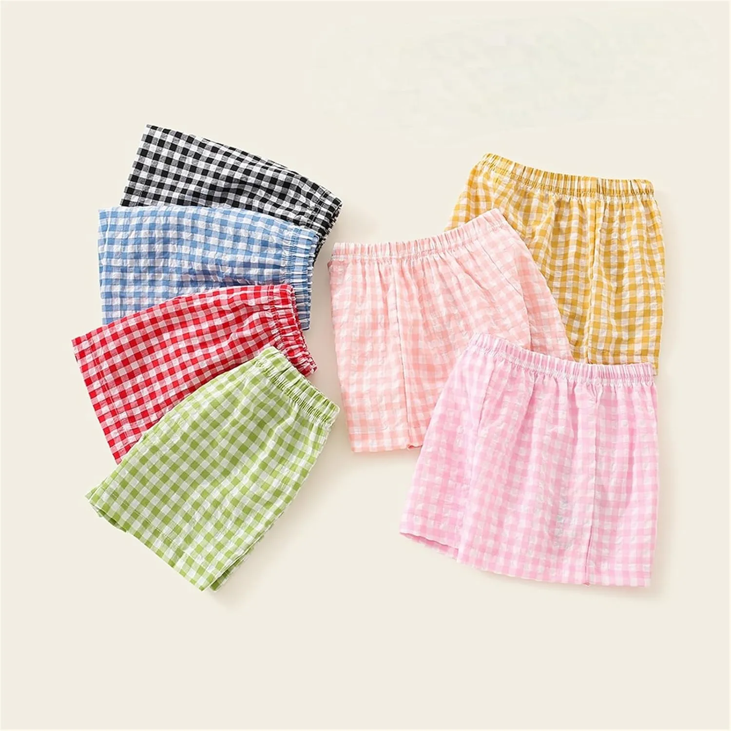 Toddler Shorts Kids' Comfortable Cotton Shorts Elastic Waist Beach Shorts Bottoms Boxers
