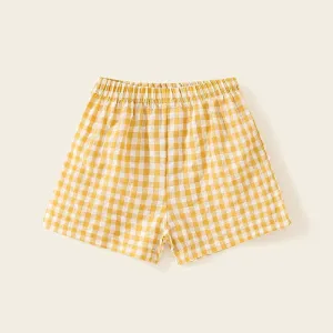 Toddler Shorts Kids' Comfortable Cotton Shorts Elastic Waist Beach Shorts Bottoms Boxers