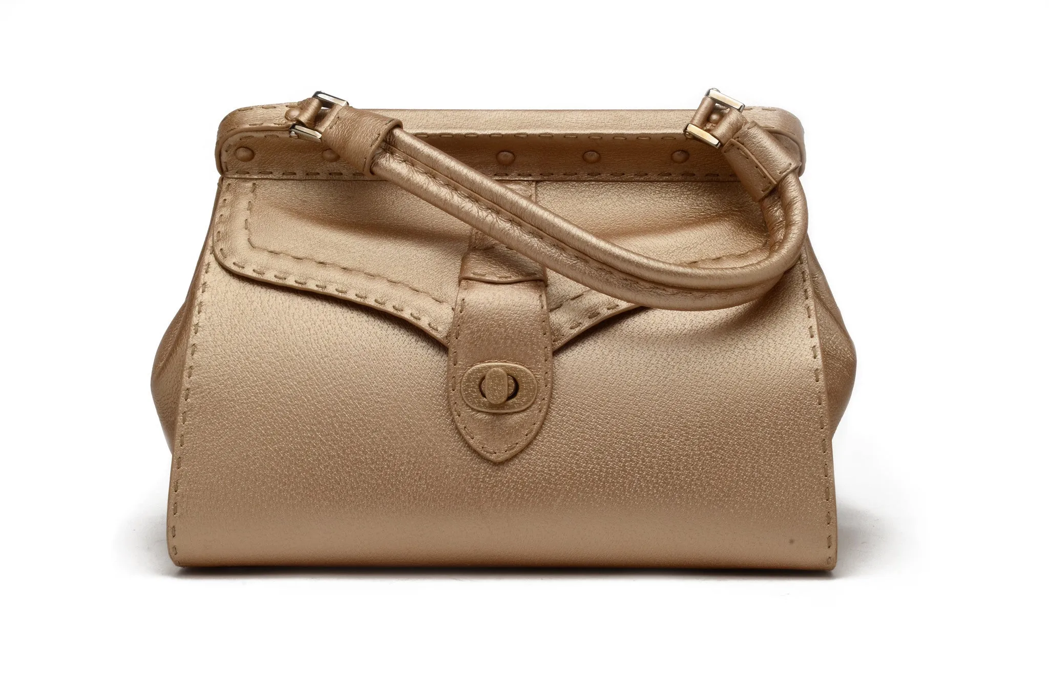 Valentino - Pearlized Beige Color Large Tote with Handle