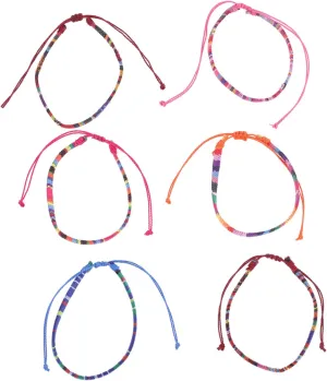 VANZACK Adjustable Braided Anklet Beach Anklet Friendship Woven Bracelet Summer Stylish for Women