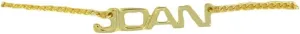 Vintage 70S Name Game Gold Tone Anklet 8 3/4" - "Joan" Fashion Anklet Trendy Accessories for Women Stylish Additions