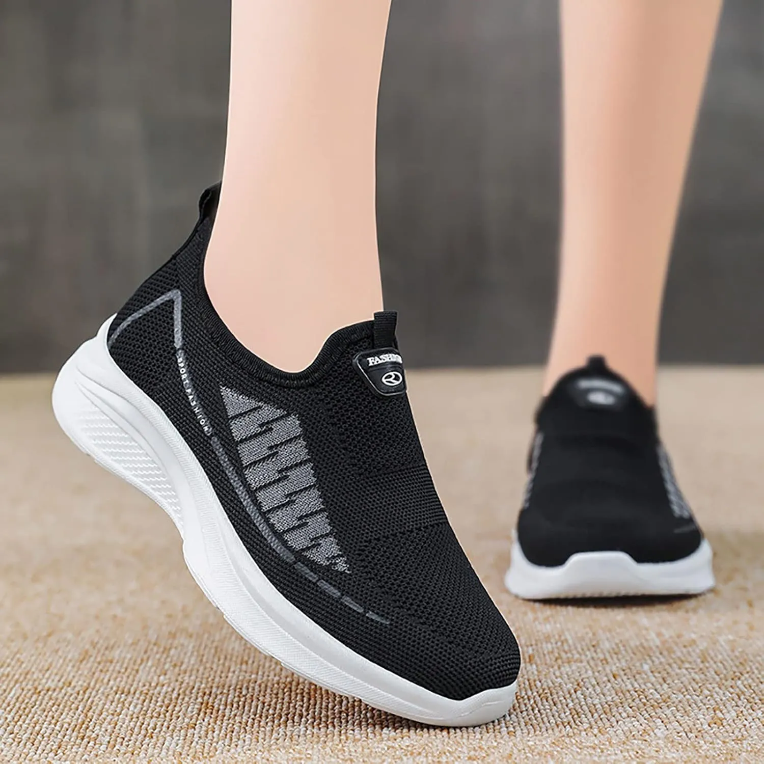 White Sneakers for Women Platform Wide Women's Wide Width Hiking/Walking Shoes Womens Casual Shoes Black Lace Up High Top Sneakers for Women Wide Width Tenis Antideslizantes Para Mujer Con Plataforma