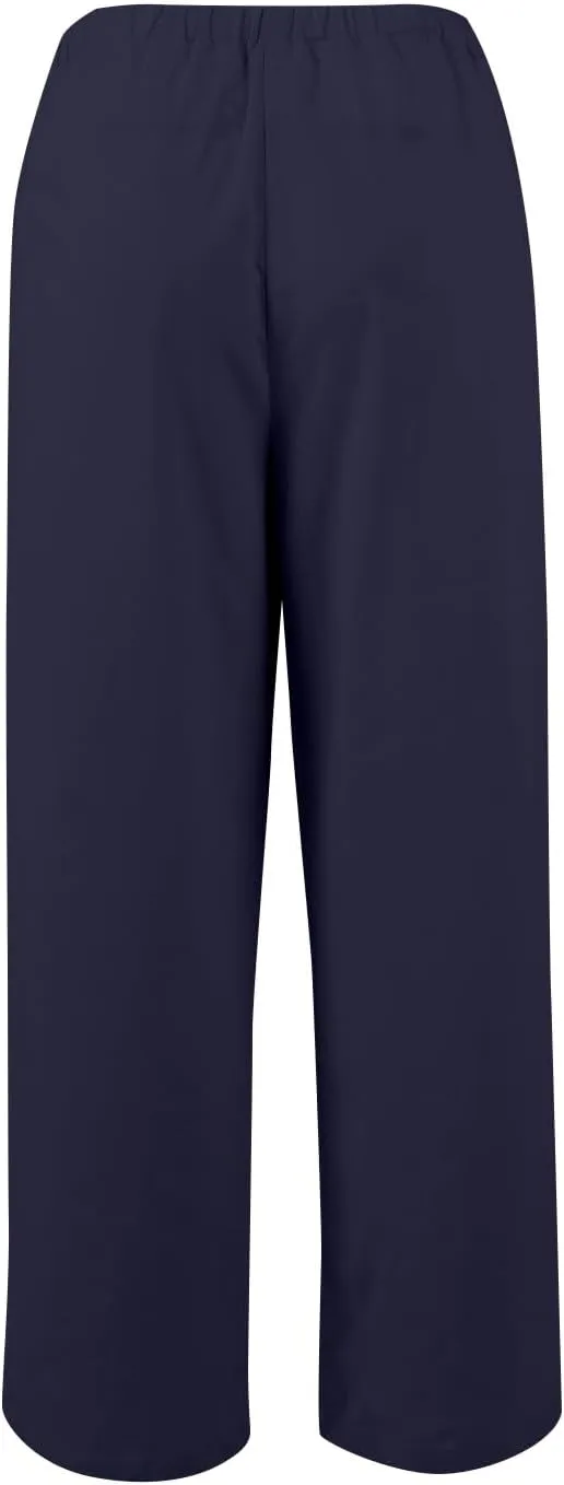 Wide Leg Linen Pants for Women Casual Summer Drawstring Waist Palazzo Pants with Pockets Beach Cover Up Trousers