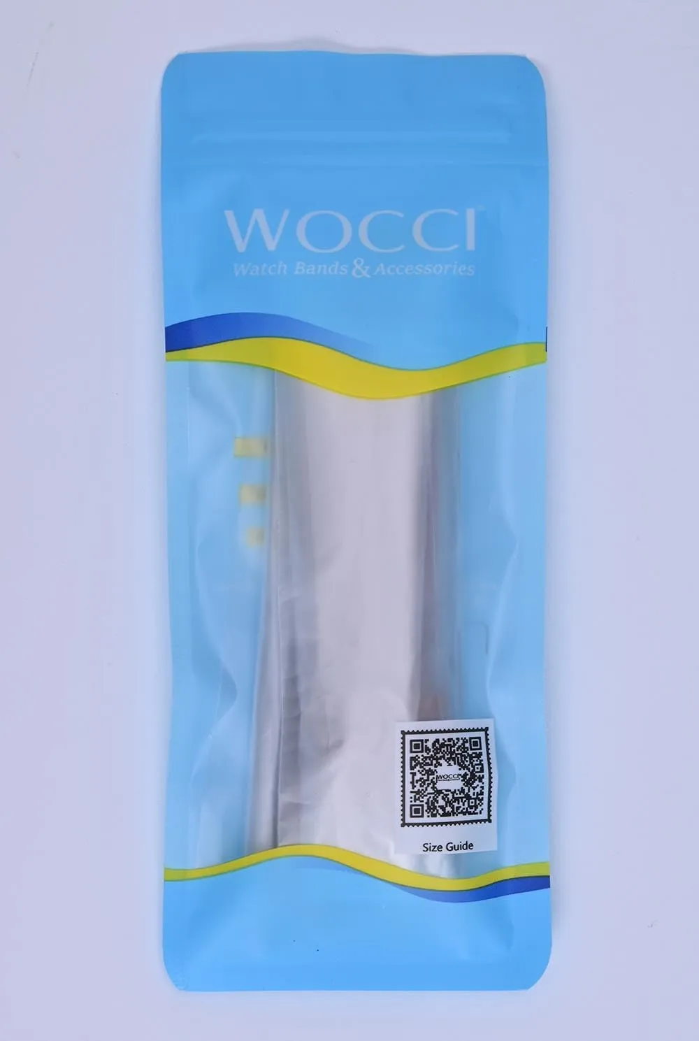 WOCCI 18mm Adjustable Nylon Watch Band, Quick Release Sport Loop Strap (Black)