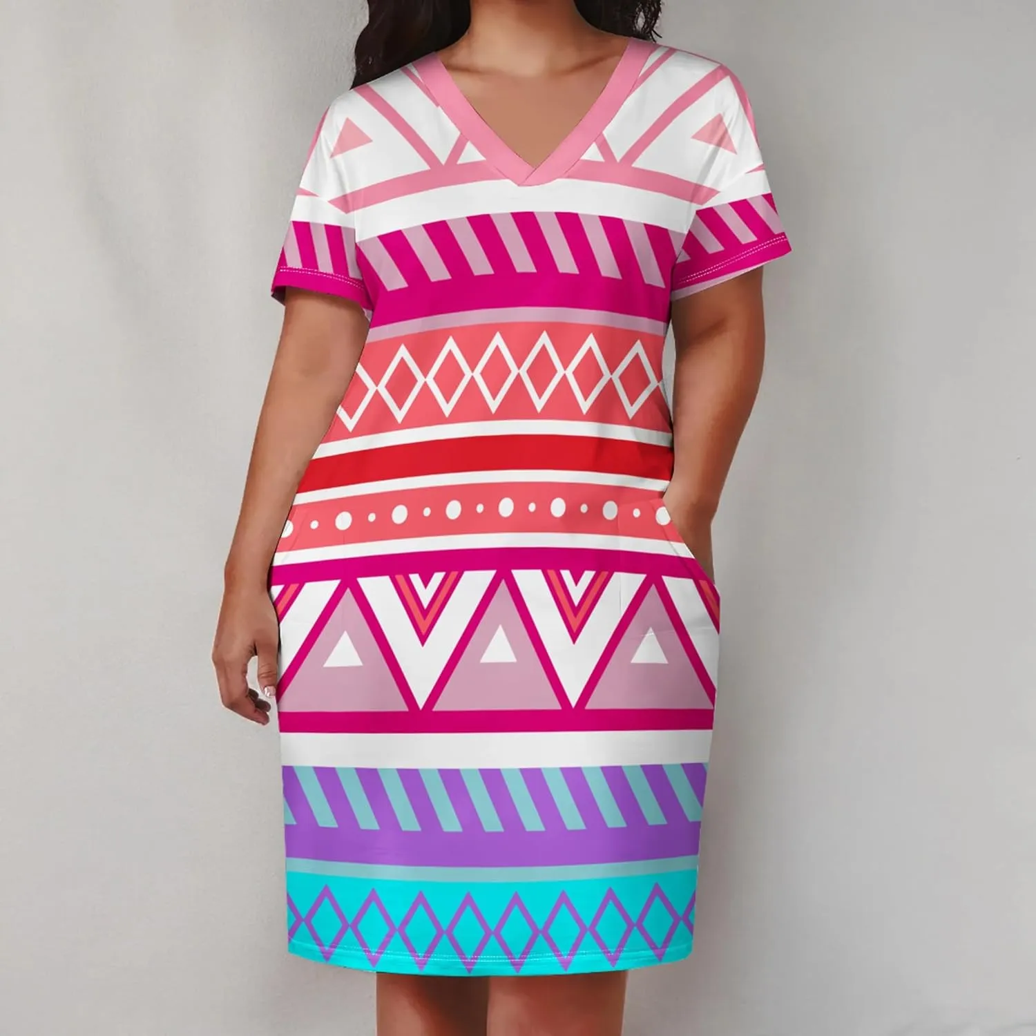 Womens African Dresses Sexy Casual T Shirt Dresses Oversized Baggy Summer Sundress