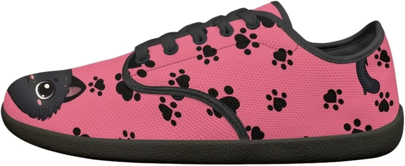 Womens Barefoot Shoes Casual Wide Toe Zero Drop Walking Sneakers Lightweight Non Slip Work Tennis Footwear