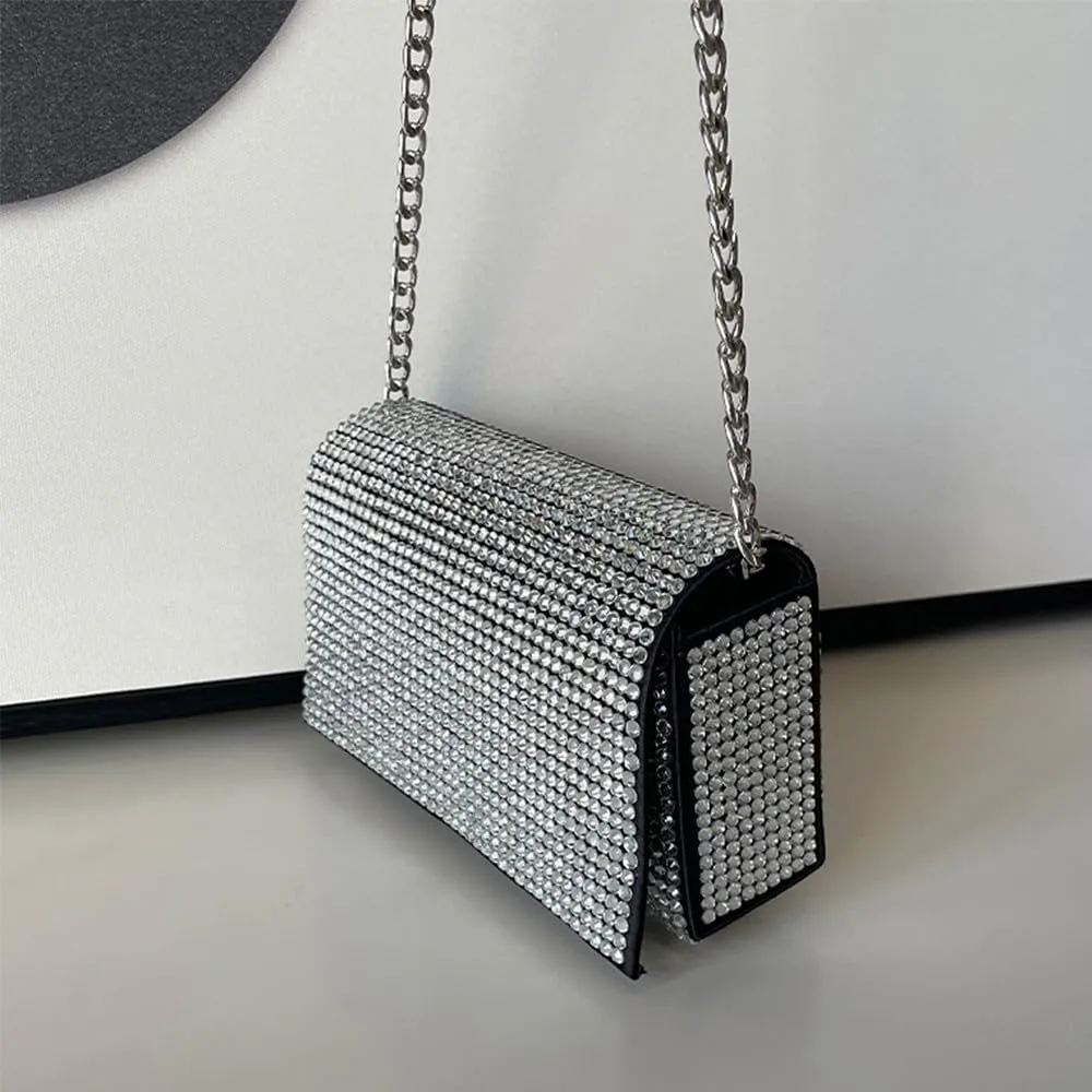 Women's Clutch Purse for Wedding Crystals Evening Purses and Clutches Sparkling Ladies Sparkling Handbags Party Prom