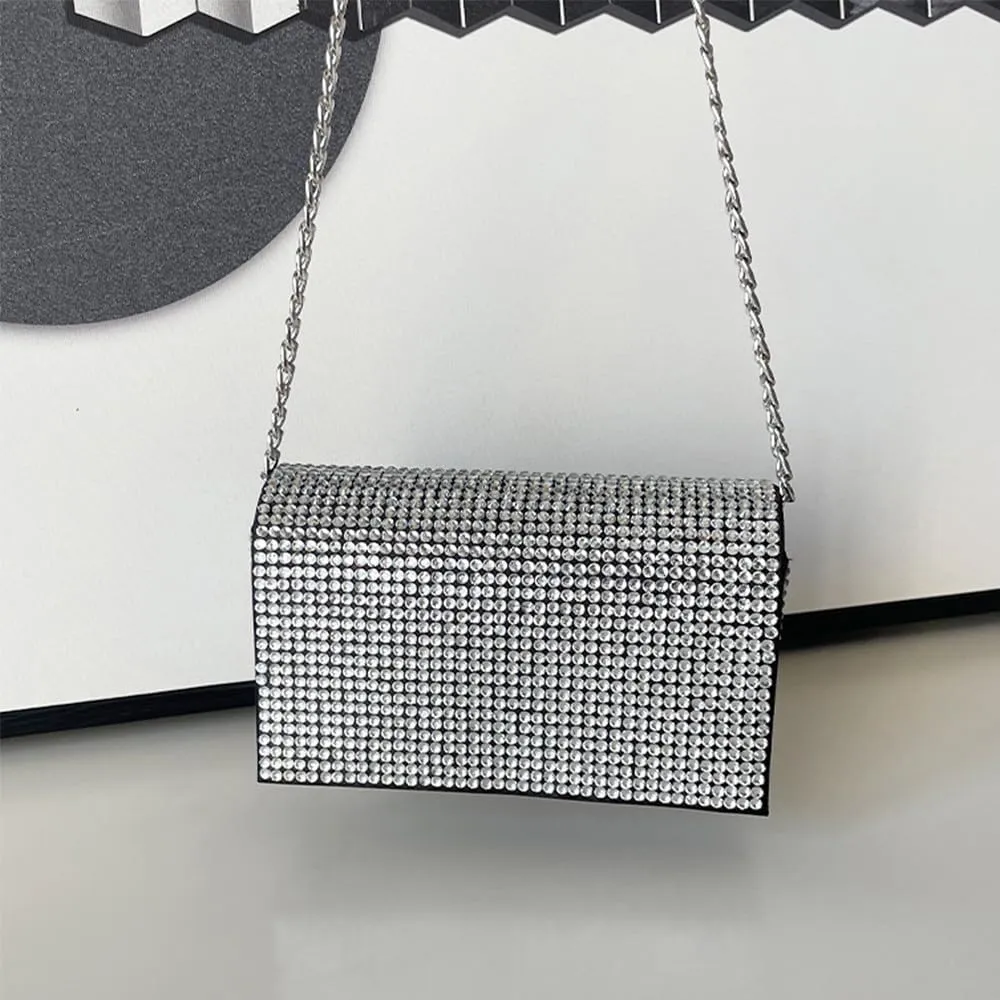 Women's Clutch Purse for Wedding Crystals Evening Purses and Clutches Sparkling Ladies Sparkling Handbags Party Prom