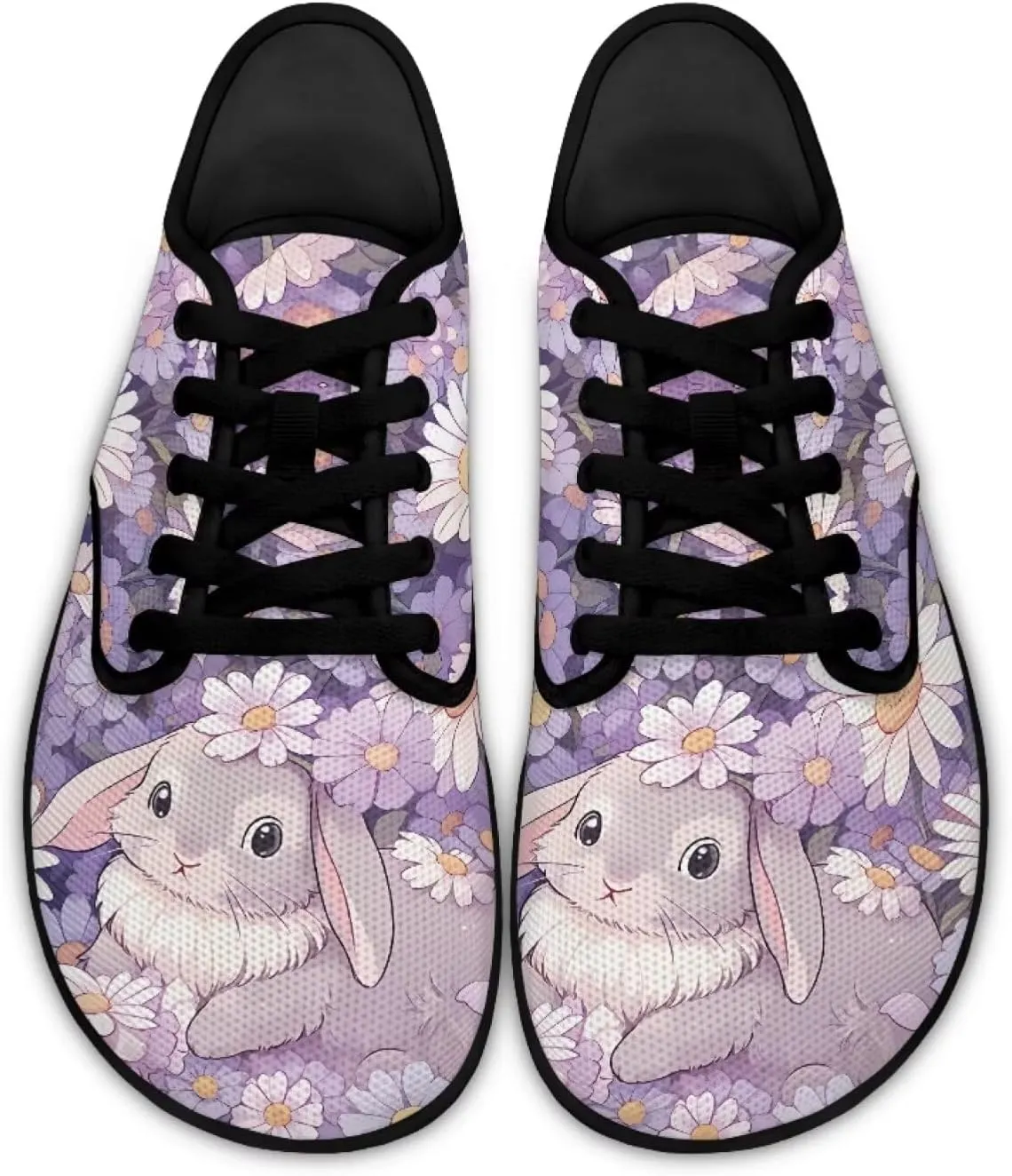 Womens Easter Barefoot Shoes Casual Wide Toe Lace Up Sneakers Non Slip Zero Drop Walking Running Footwear