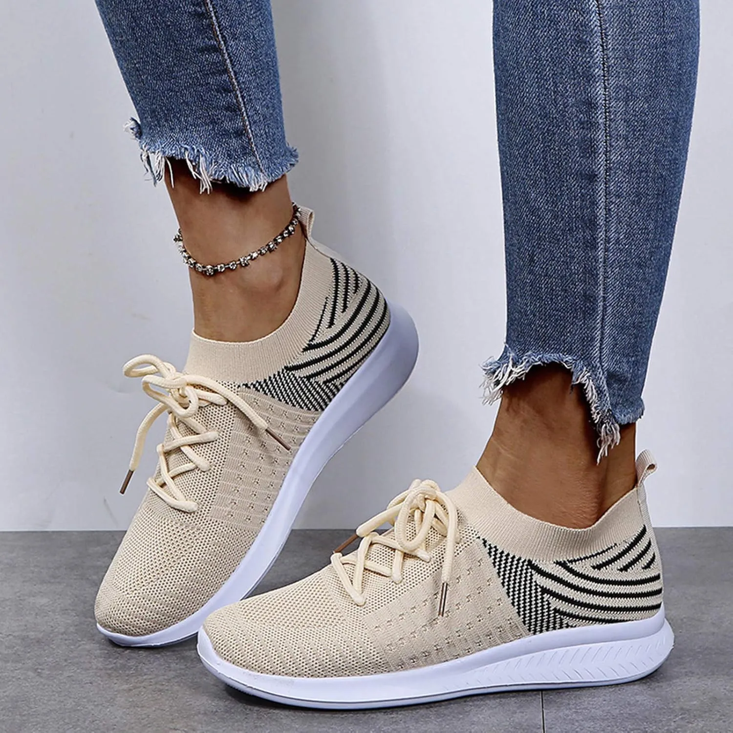 Womens High Top Sneakers White Zapatos para Mujeres Embarazadas Non Slip Winter Shoes for Women Trendy Platform Sneakers for Women 2023 Women's Non Slip Work Shoes