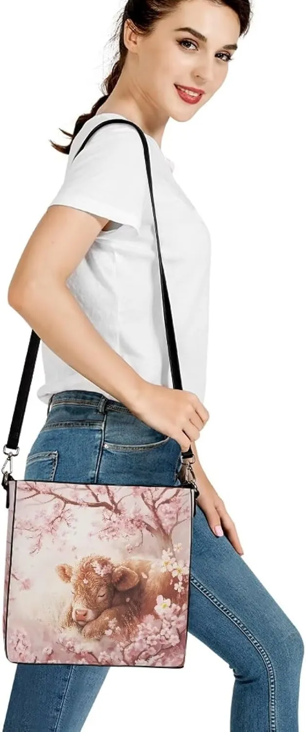 Womens Hobo Handbags PU Leather Tote Handbag Large Capacity Bucket Bags