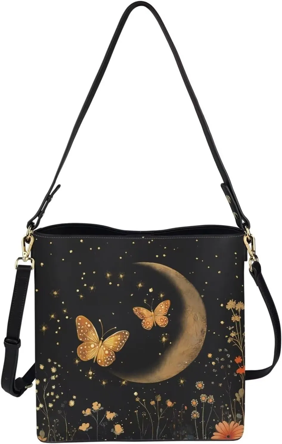 Womens Hobo Handbags PU Leather Tote Handbag Large Capacity Bucket Bags