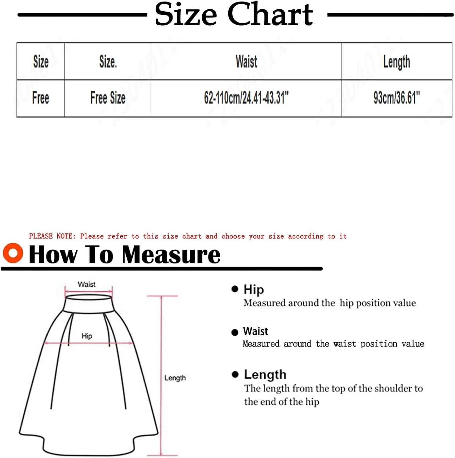 Women's Spring Summer Pleated Skirt Elastic High Waist Midi Skirt Casual Swing Flowy Boho A-Line Skirts Dress One Size