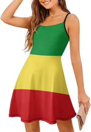 Women's Summer 2024 Sleeveless Slim Dress Casual Cami Dress