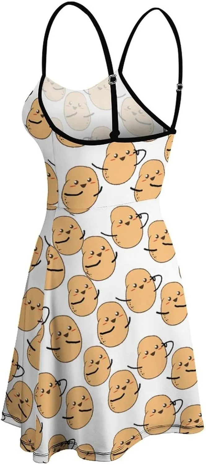 Womens Summer Casual Wrap Tank Dress Sleeveless Beach Dress