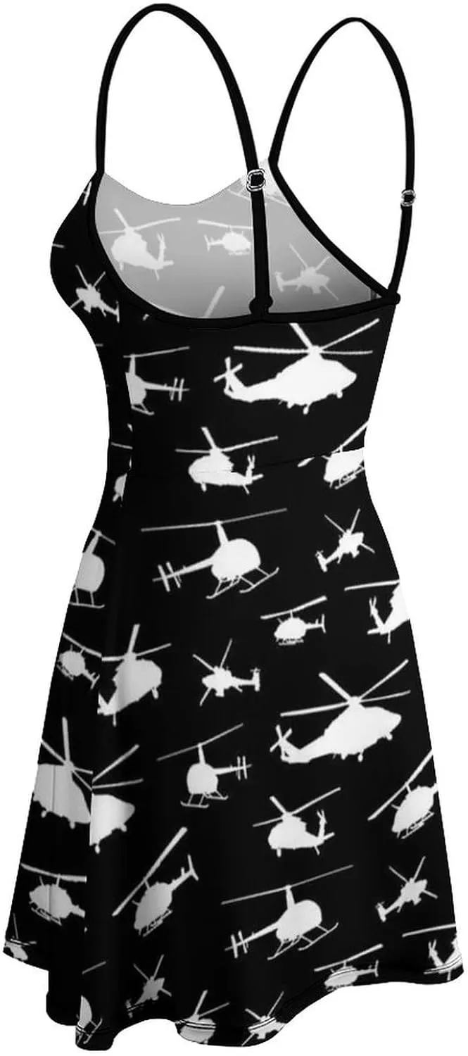 Womens Summer Casual Wrap Tank Dress Sleeveless Beach Dress