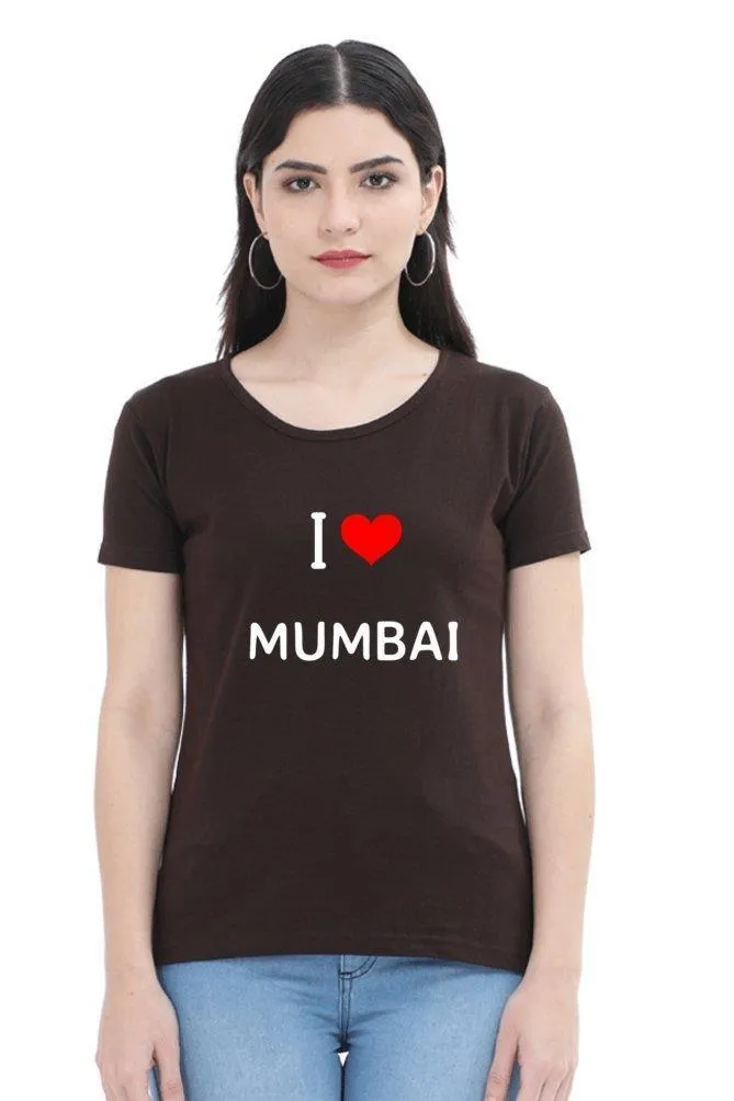 Womens T-shirt I Love Mumbai