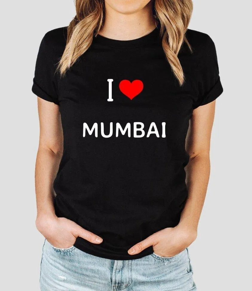 Womens T-shirt I Love Mumbai