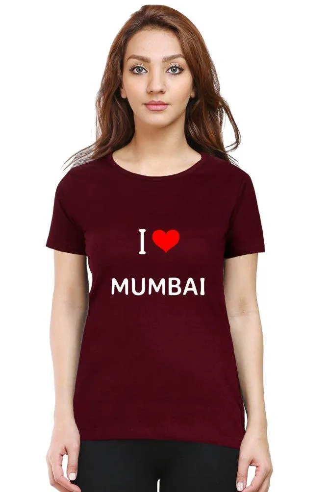 Womens T-shirt I Love Mumbai
