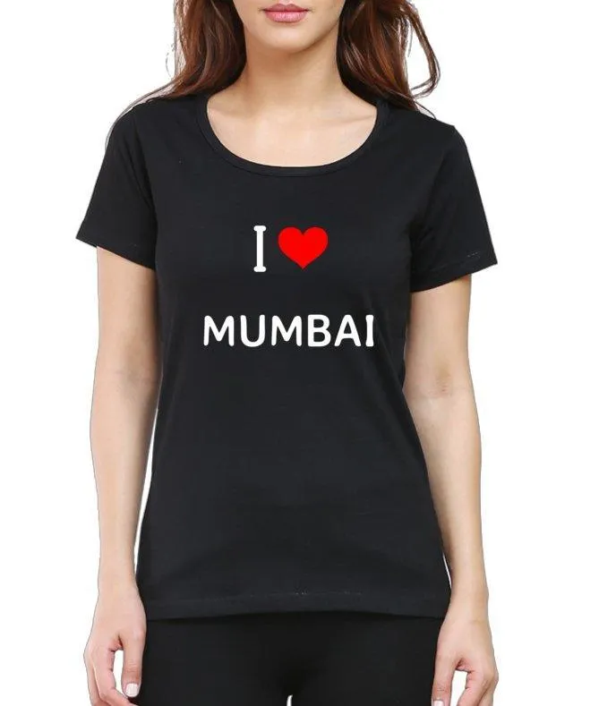 Womens T-shirt I Love Mumbai