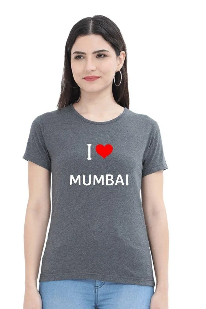 Womens T-shirt I Love Mumbai