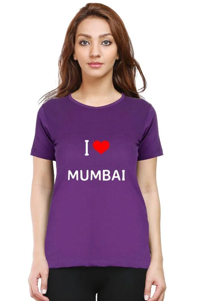 Womens T-shirt I Love Mumbai