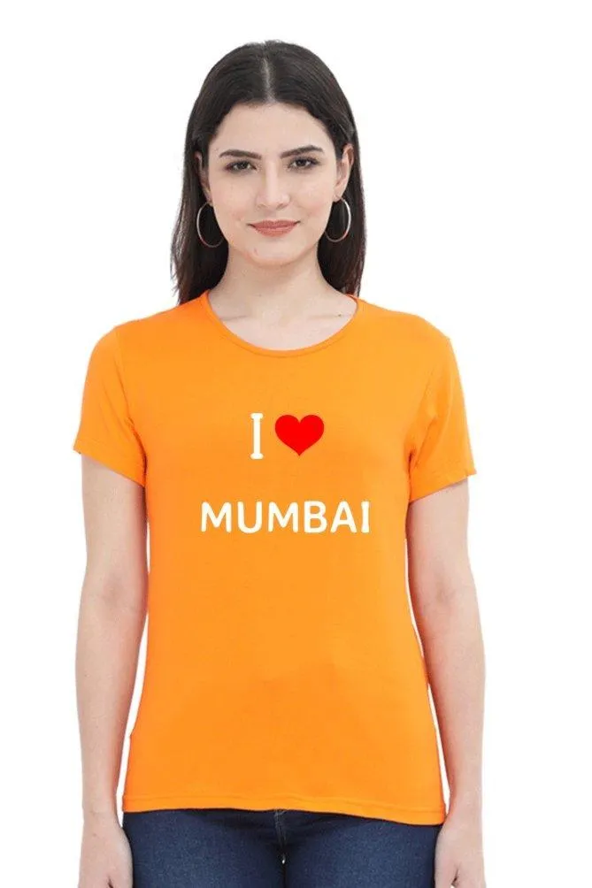 Womens T-shirt I Love Mumbai