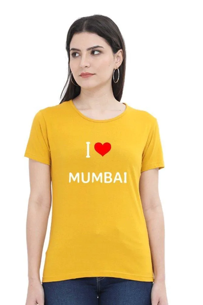 Womens T-shirt I Love Mumbai
