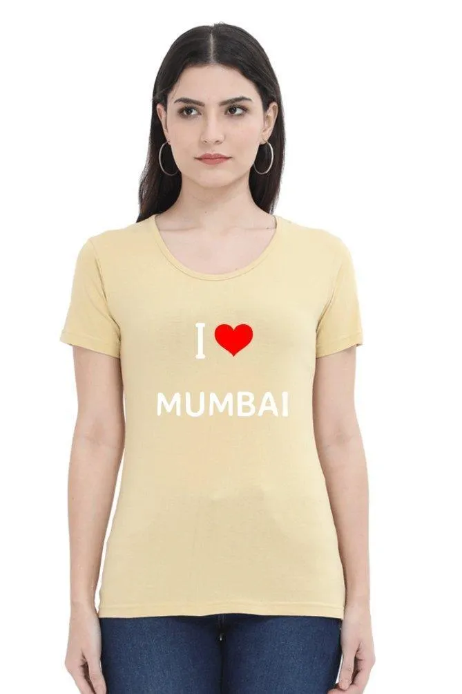 Womens T-shirt I Love Mumbai